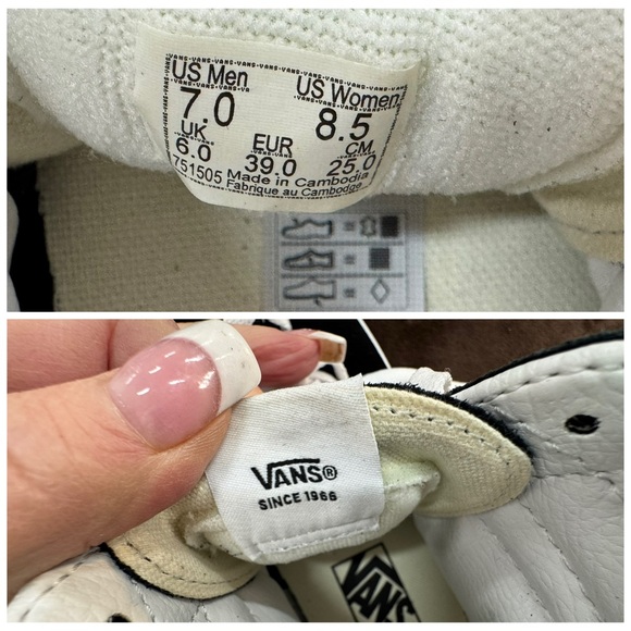 Vans Checkered Black and White High-Tops size Men’s 6, 7 - Picture 7 of 7